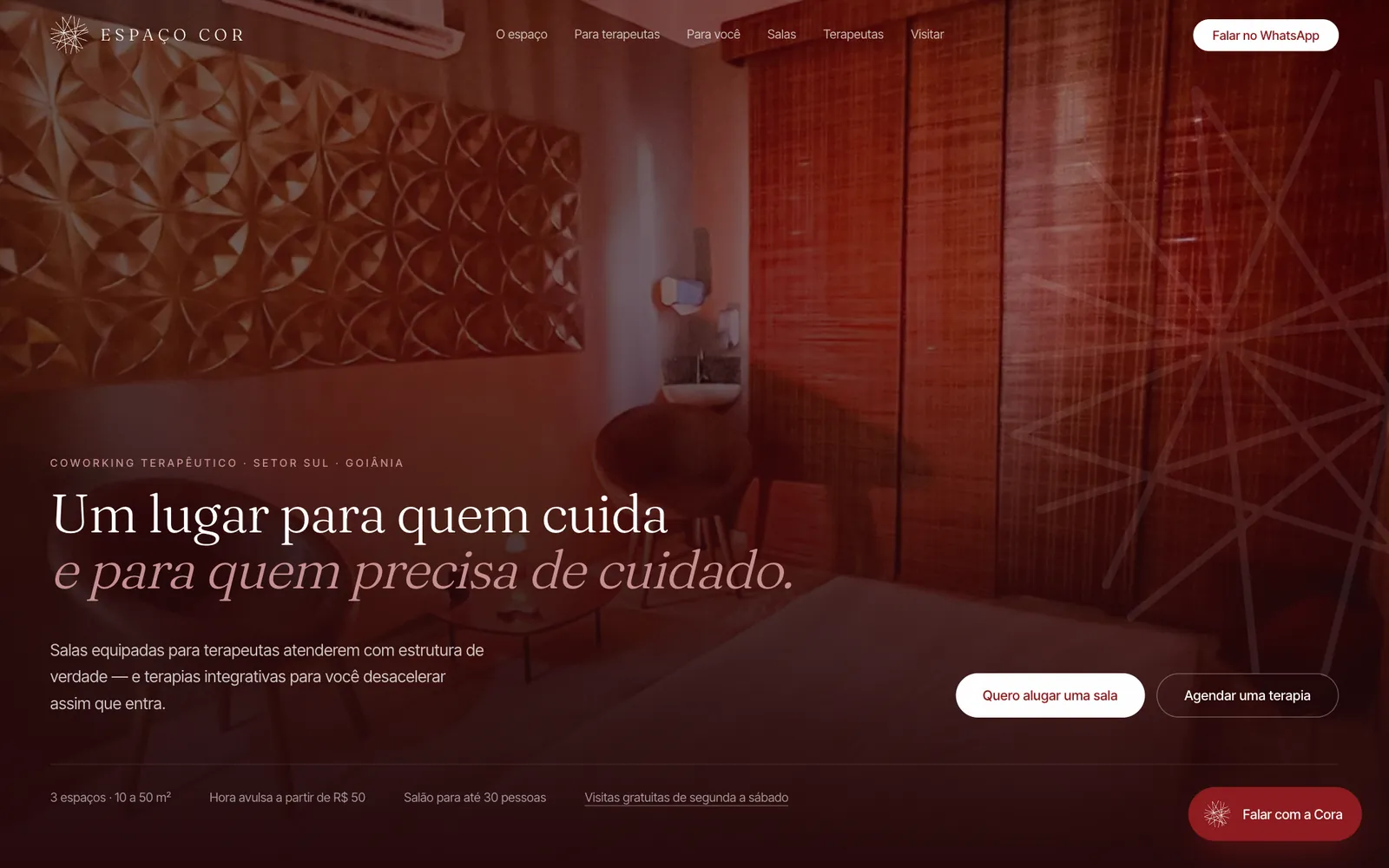 Site do Espaço Cor